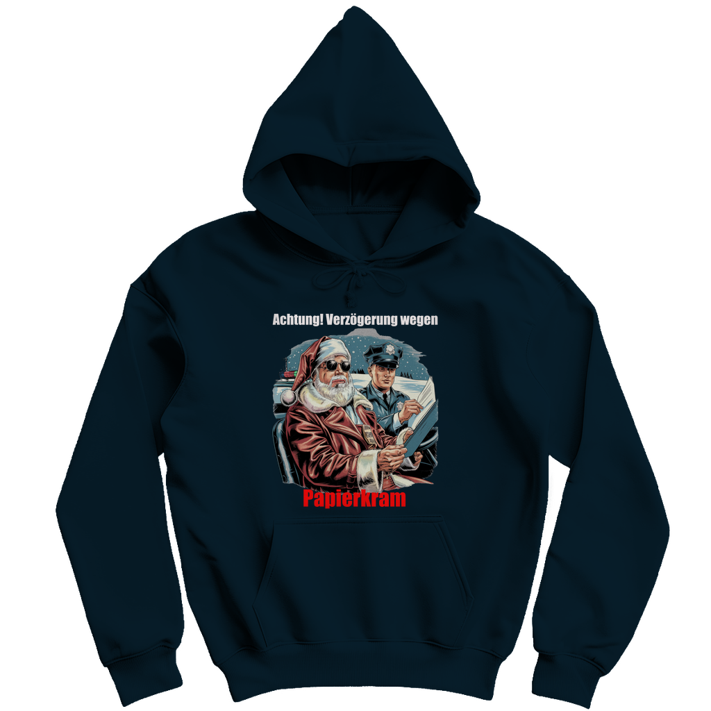 Herren Kapuzenpullover Papierkram