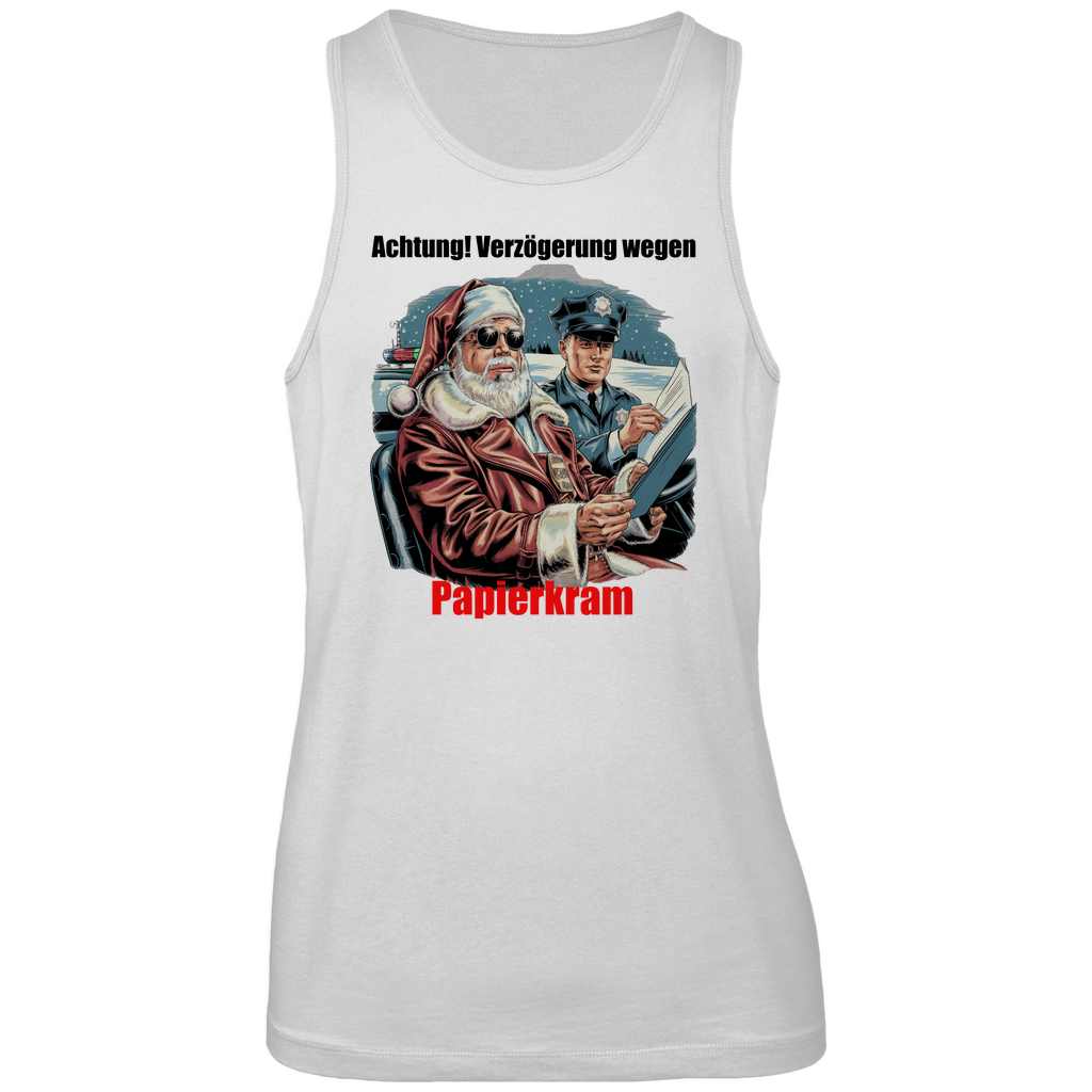 Herren Premium Bio Trägershirt „Papierkram“