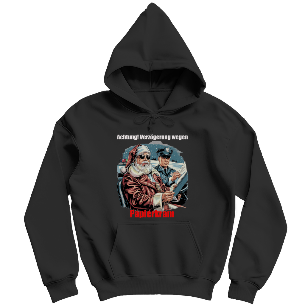 Herren Kapuzenpullover Papierkram