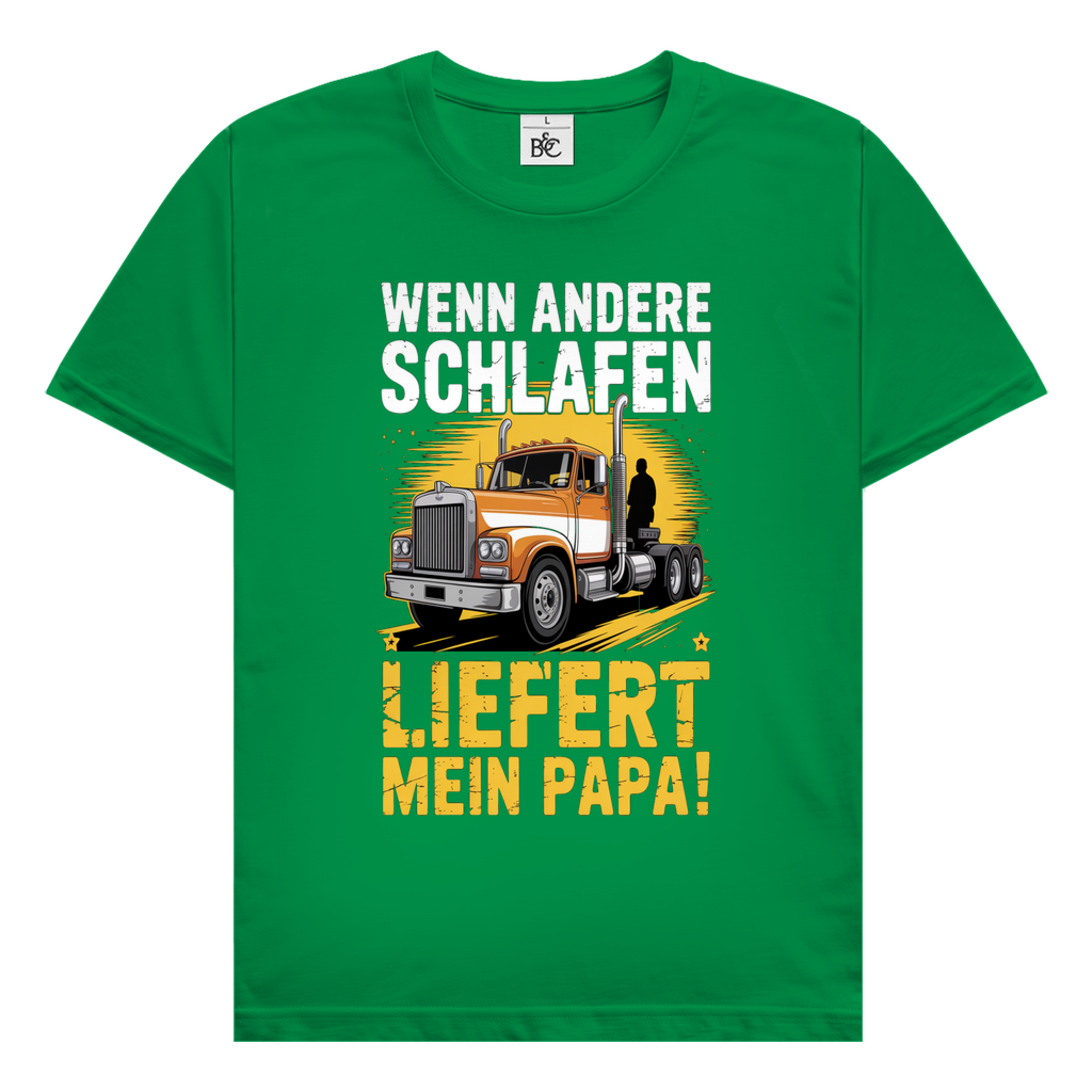 T-Shirt: „Mein Papa liefert”