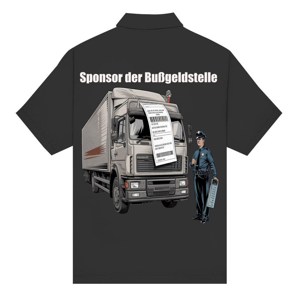 Sponsor der Bußgeldstelle – Unisex Poloshirt