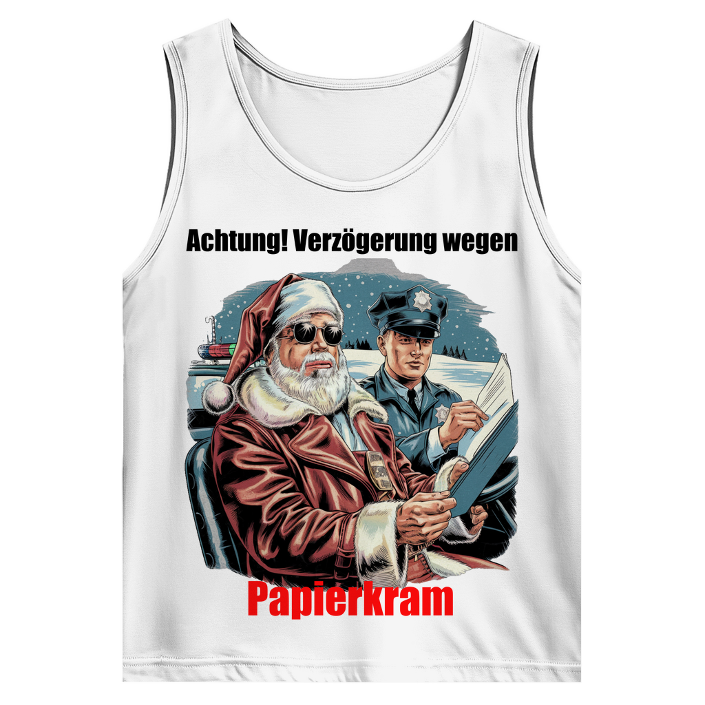 Herren Trägershirt „Papierkram“