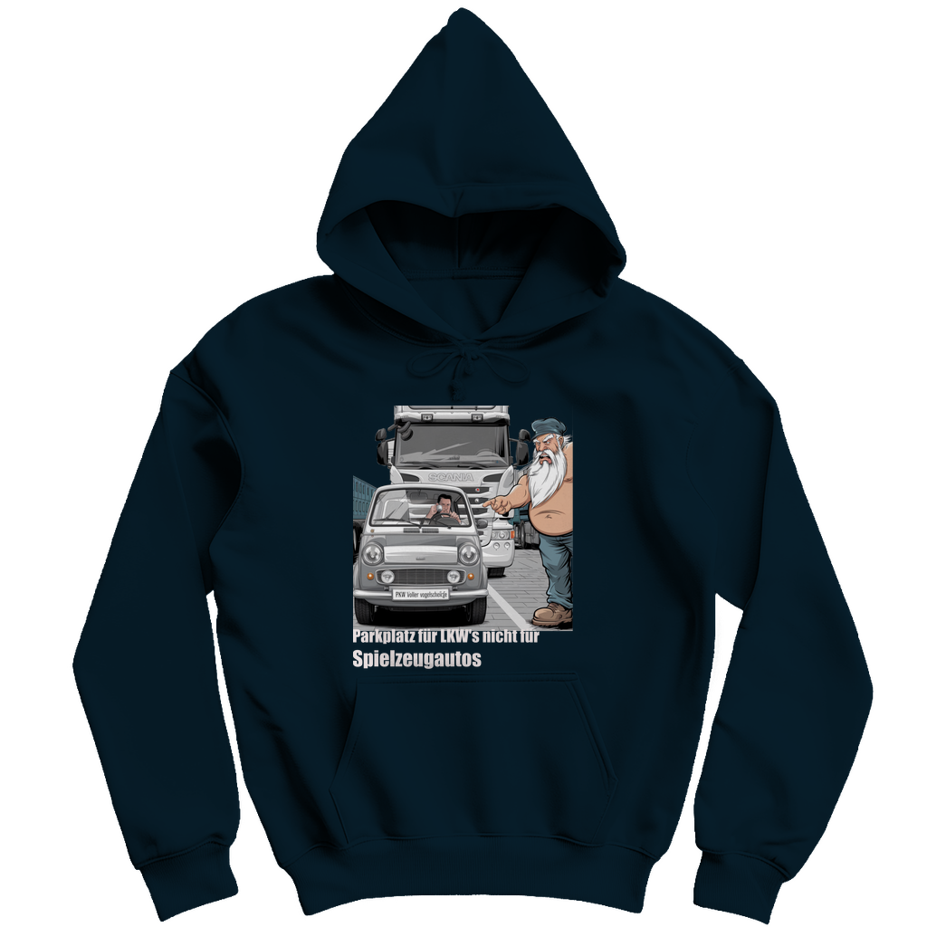 Herren Kapuzenpullover „Mach Platz, Mini!
