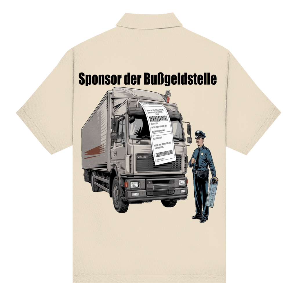 Sponsor der Bußgeldstelle – Unisex Poloshirt