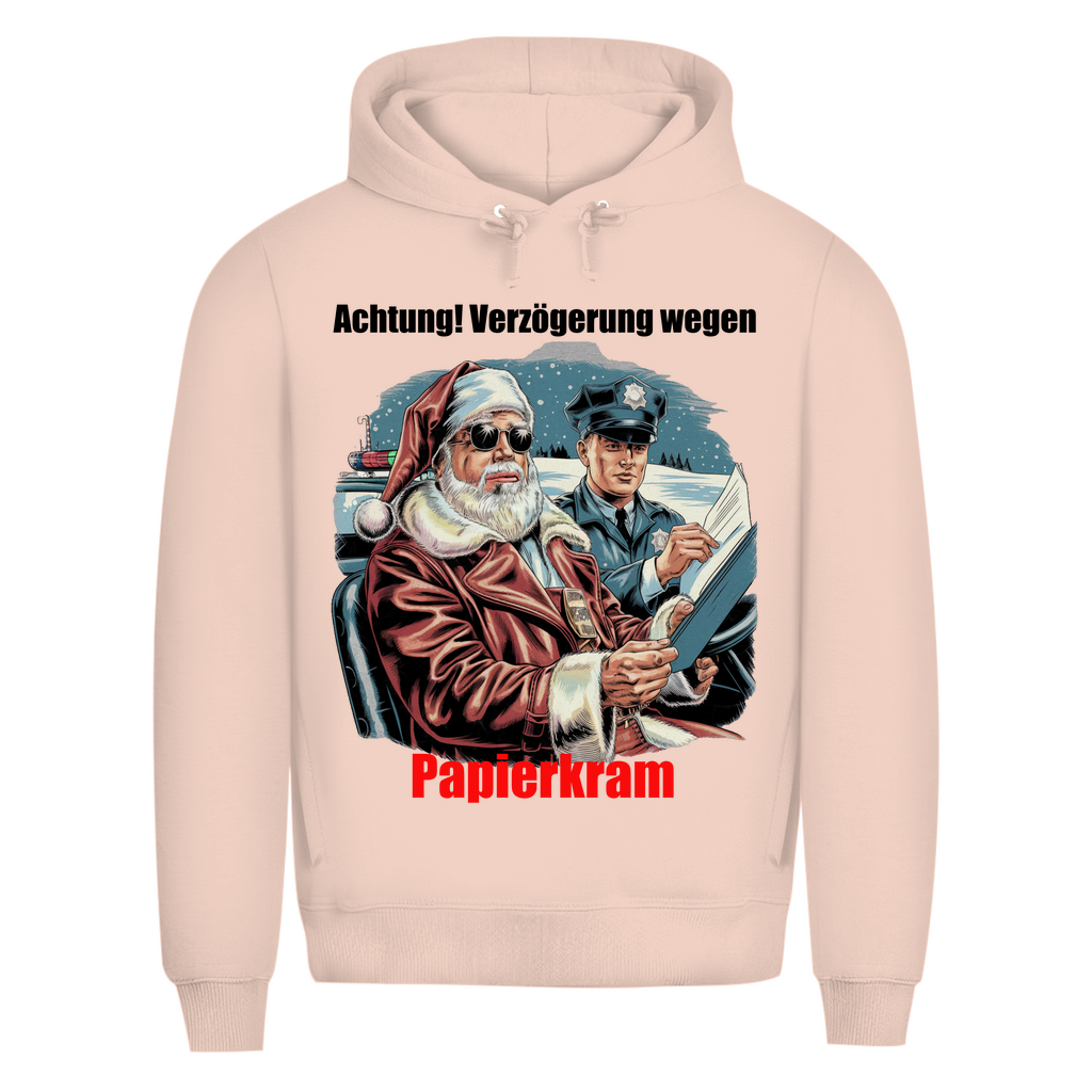 Herren Premium Bio Kapuzenpullover Papierkram