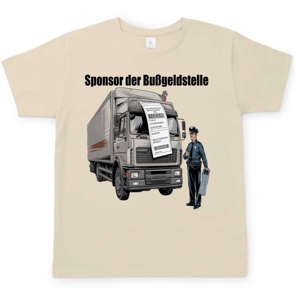 Sponsor der Bußgeldstelle – Lustiges Herren T-Shirt