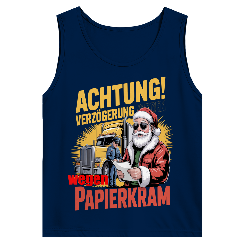 Herren Trägershirt „Papierkram“