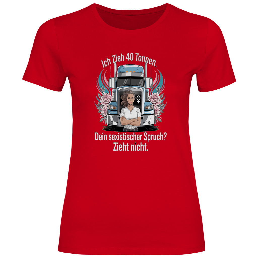 Damen Trucker T-Shirt – Bequemer Style für unterwegs