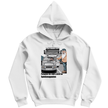 Herren Kapuzenpullover „Mach Platz, Mini!
