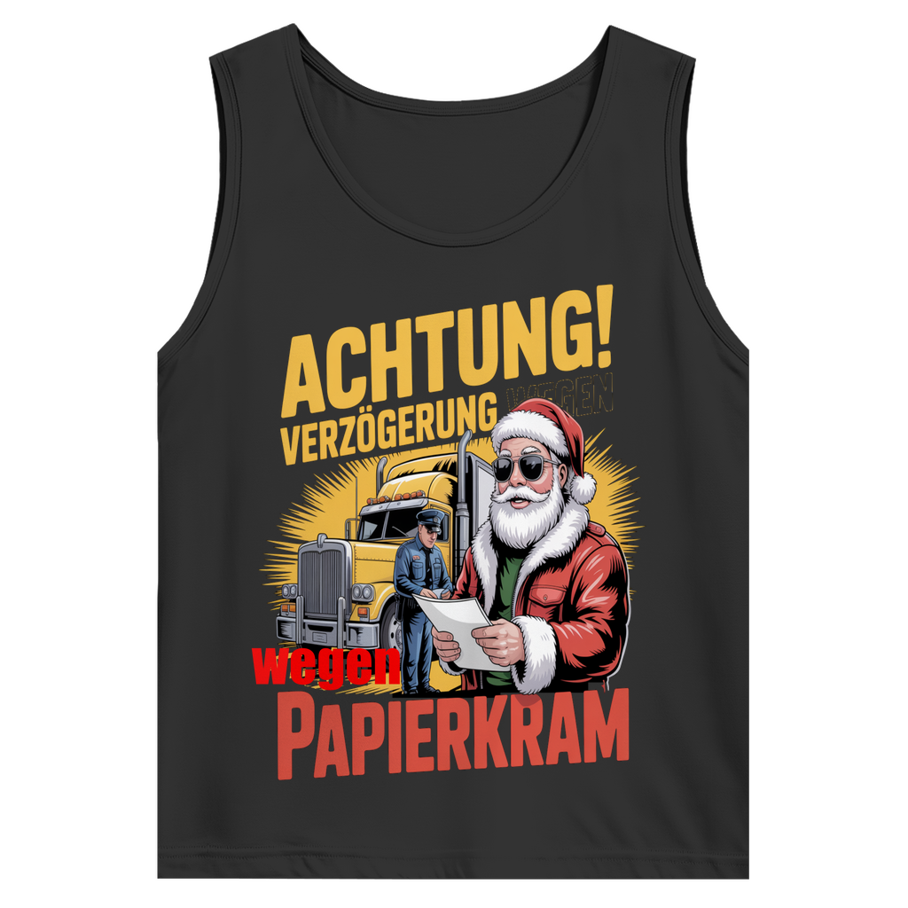 Herren Trägershirt „Papierkram“