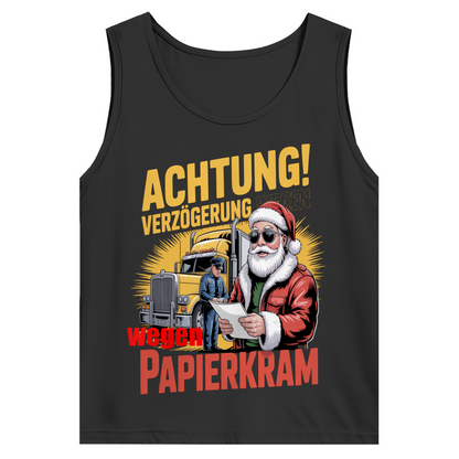 Herren Trägershirt „Papierkram“
