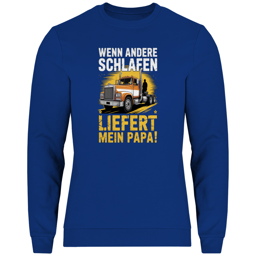 Sweatshirt „Mein Papa liefert”