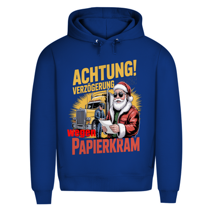 Herren Premium Bio  Kapuzenpullover Papierkram