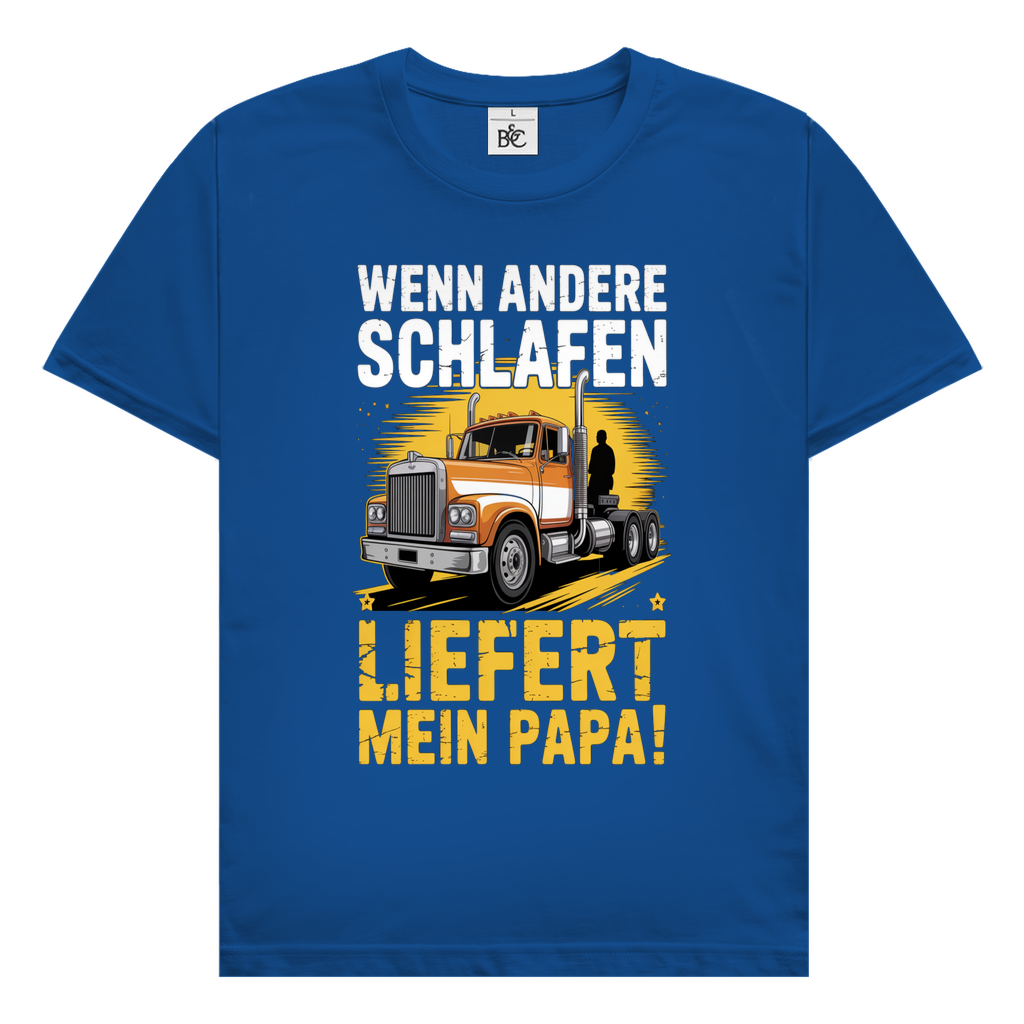 T-Shirt: „Mein Papa liefert”
