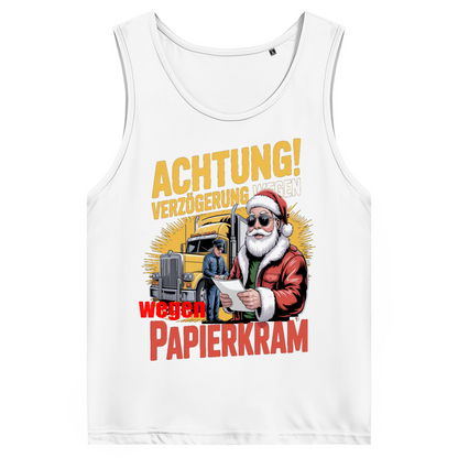 Herren Premium Bio Trägershirt „Papierkram“