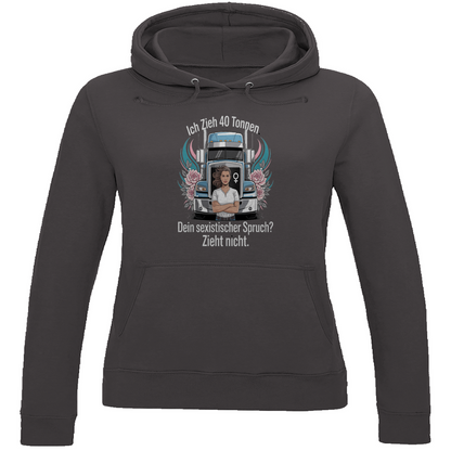Damen Trucker Hoodie – Komfort & Style für jede Tour