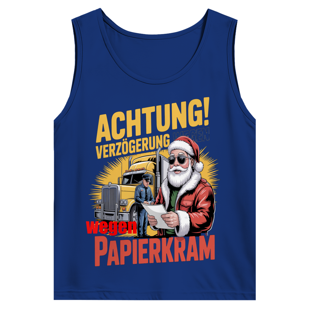 Herren Trägershirt „Papierkram“