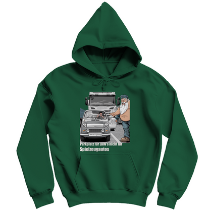 Herren Kapuzenpullover „Mach Platz, Mini!