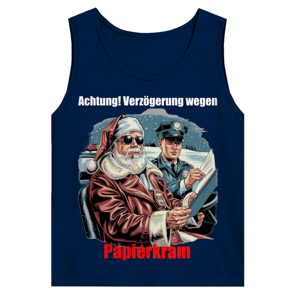 Herren Trägershirt „Papierkram“