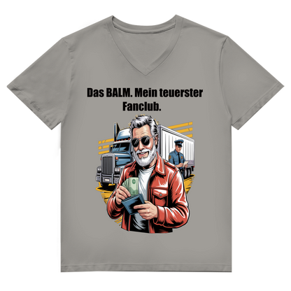 Herren Premium Bio V-Neck T-Shirt BALM Fanclub