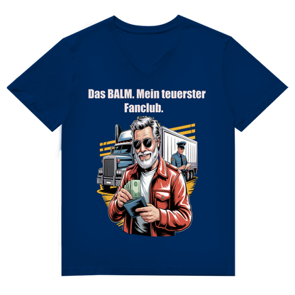 Herren Premium Bio V-Neck T-Shirt BALM Fanclub