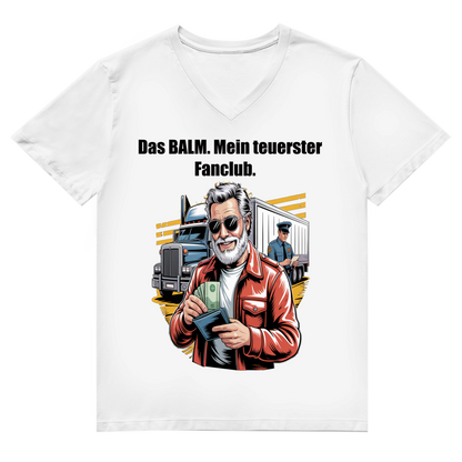 Herren Premium Bio V-Neck T-Shirt BALM Fanclub