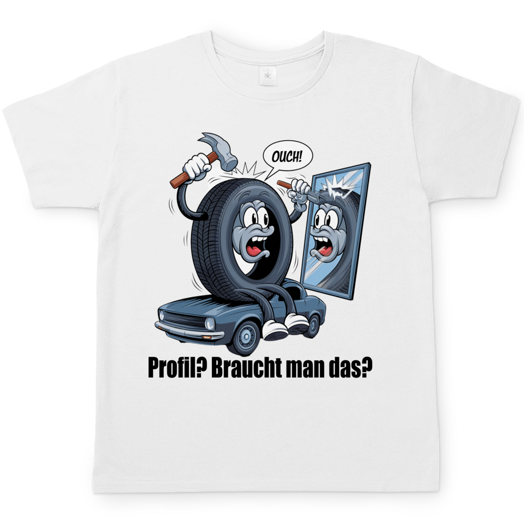 Herren T-Shirt Ouch! – Wenn Improvisieren schiefläuft