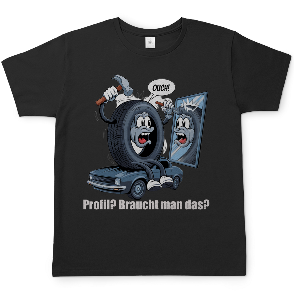 Herren T-Shirt Ouch! – Wenn Improvisieren schiefläuft