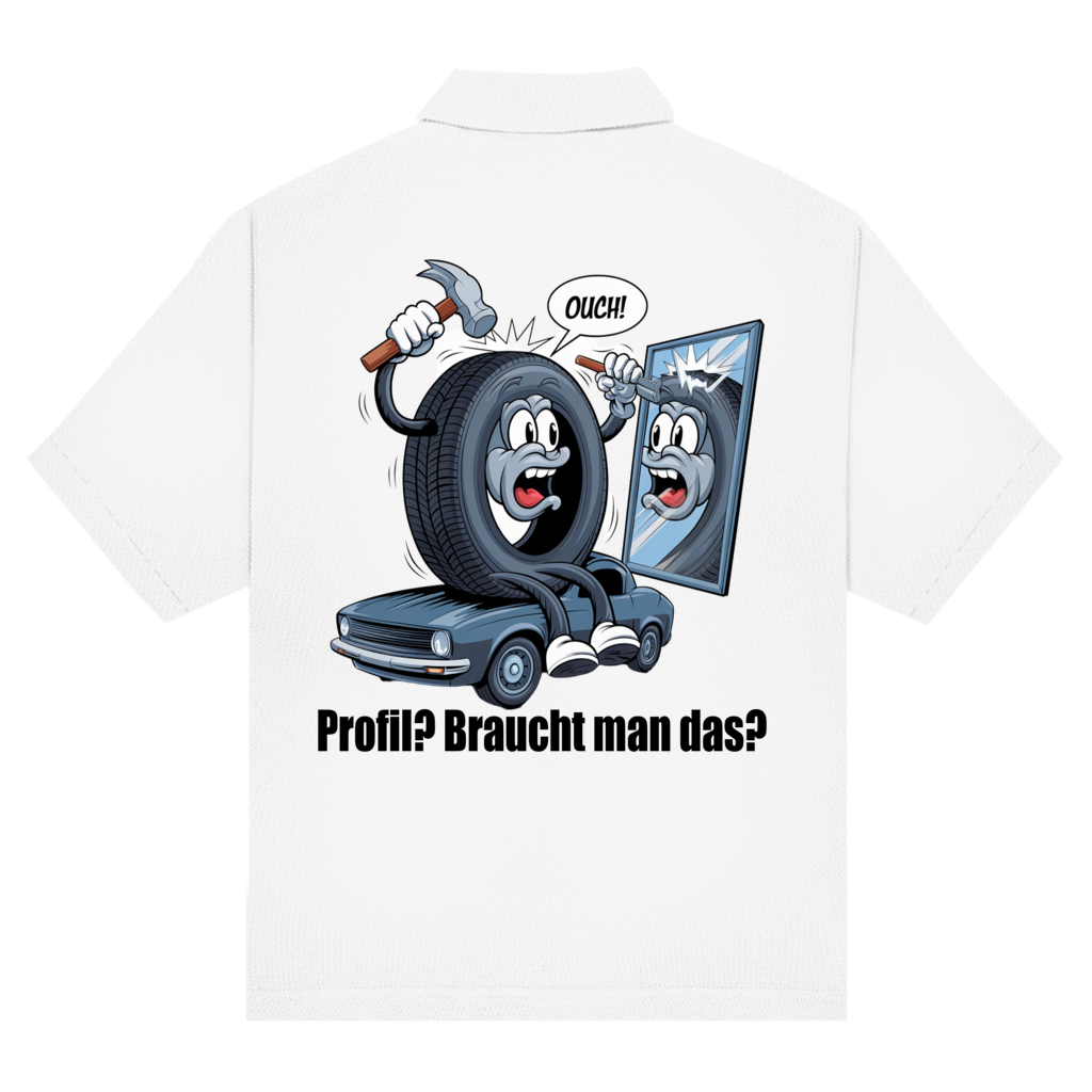Unisex Poloshirt  Ouch! – Profil mit Folgen