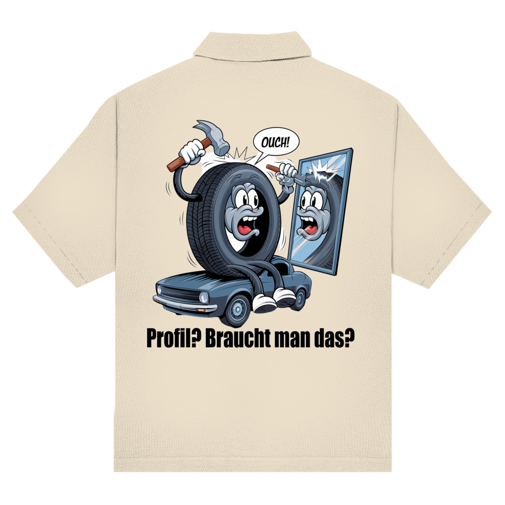 Unisex Poloshirt  Ouch! – Profil mit Folgen
