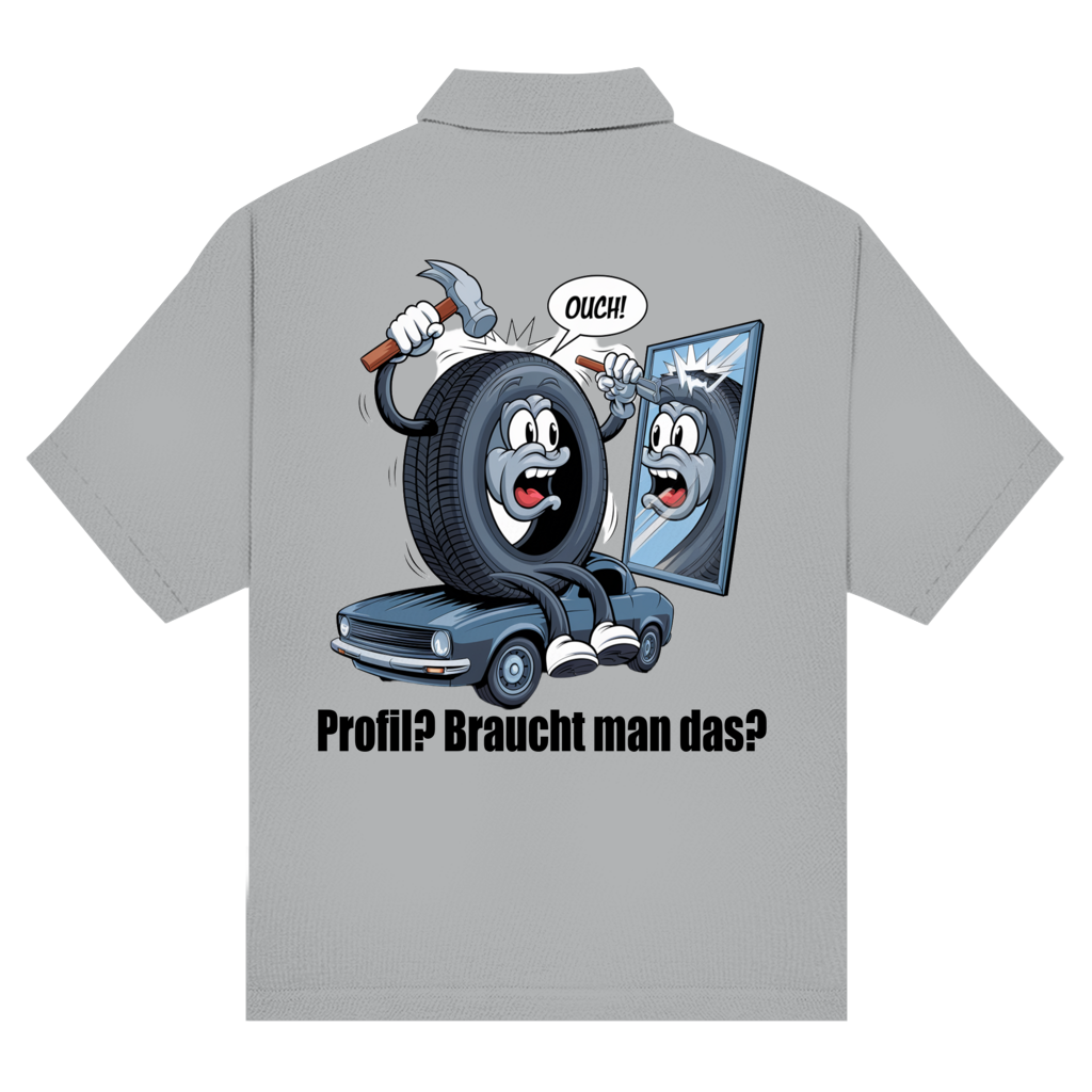 Unisex Poloshirt  Ouch! – Profil mit Folgen