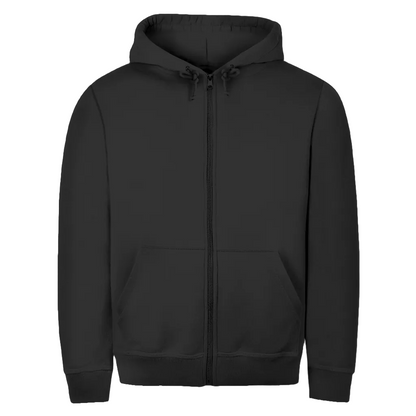 Herren Kapuzenpullover mit Reißverschluss „Ouch!“ – Wenn das Selbst-Tuning ins Auge geht