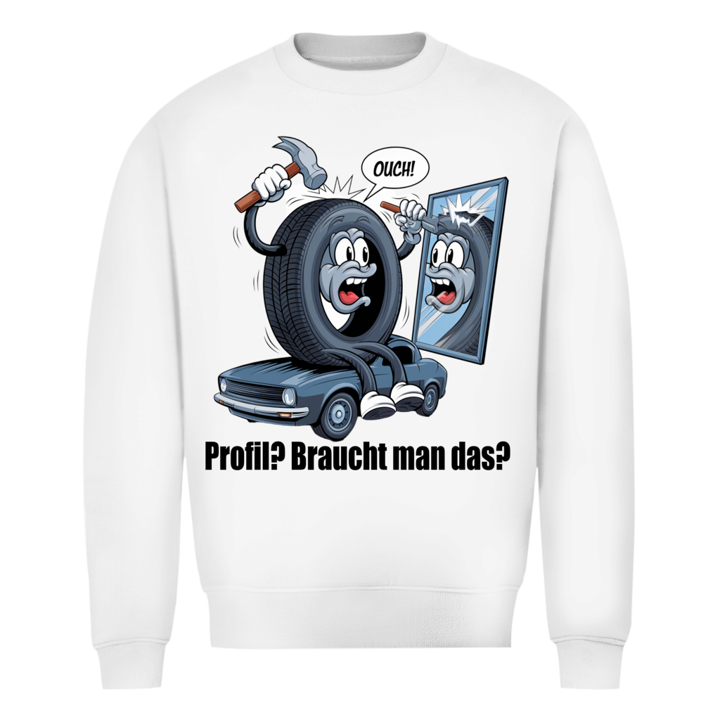 Herren Pullover Ouch! – Profilarbeit mit Folgen