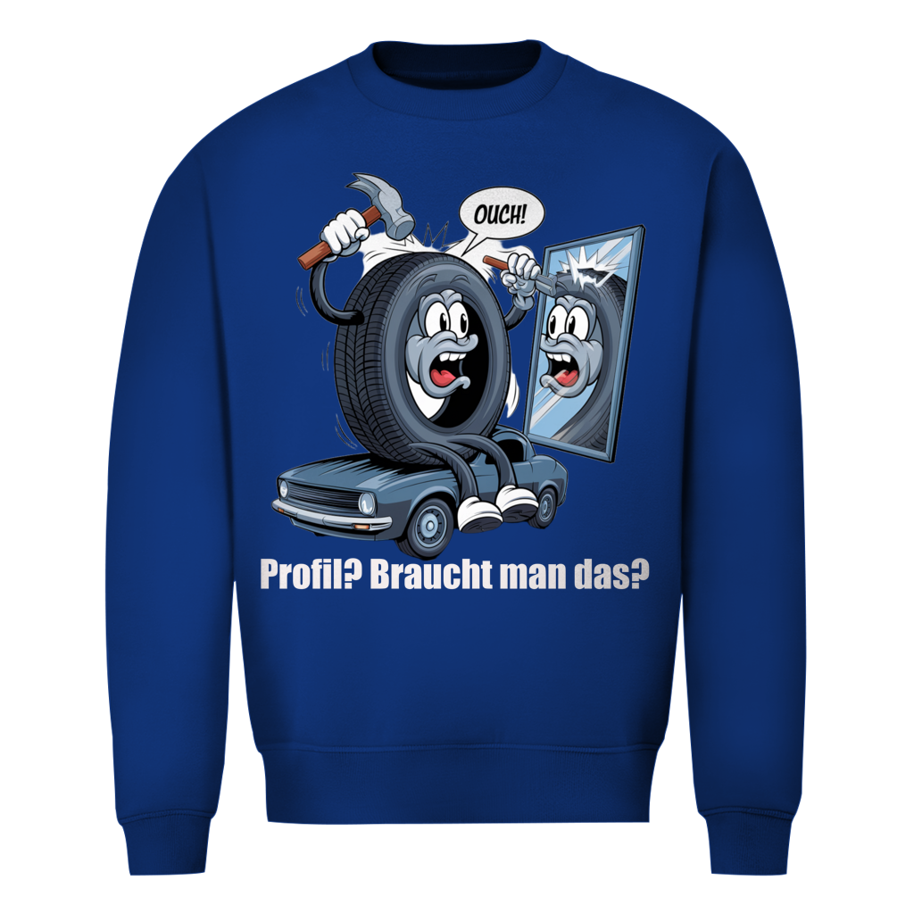 Herren Pullover Ouch! – Profilarbeit mit Folgen