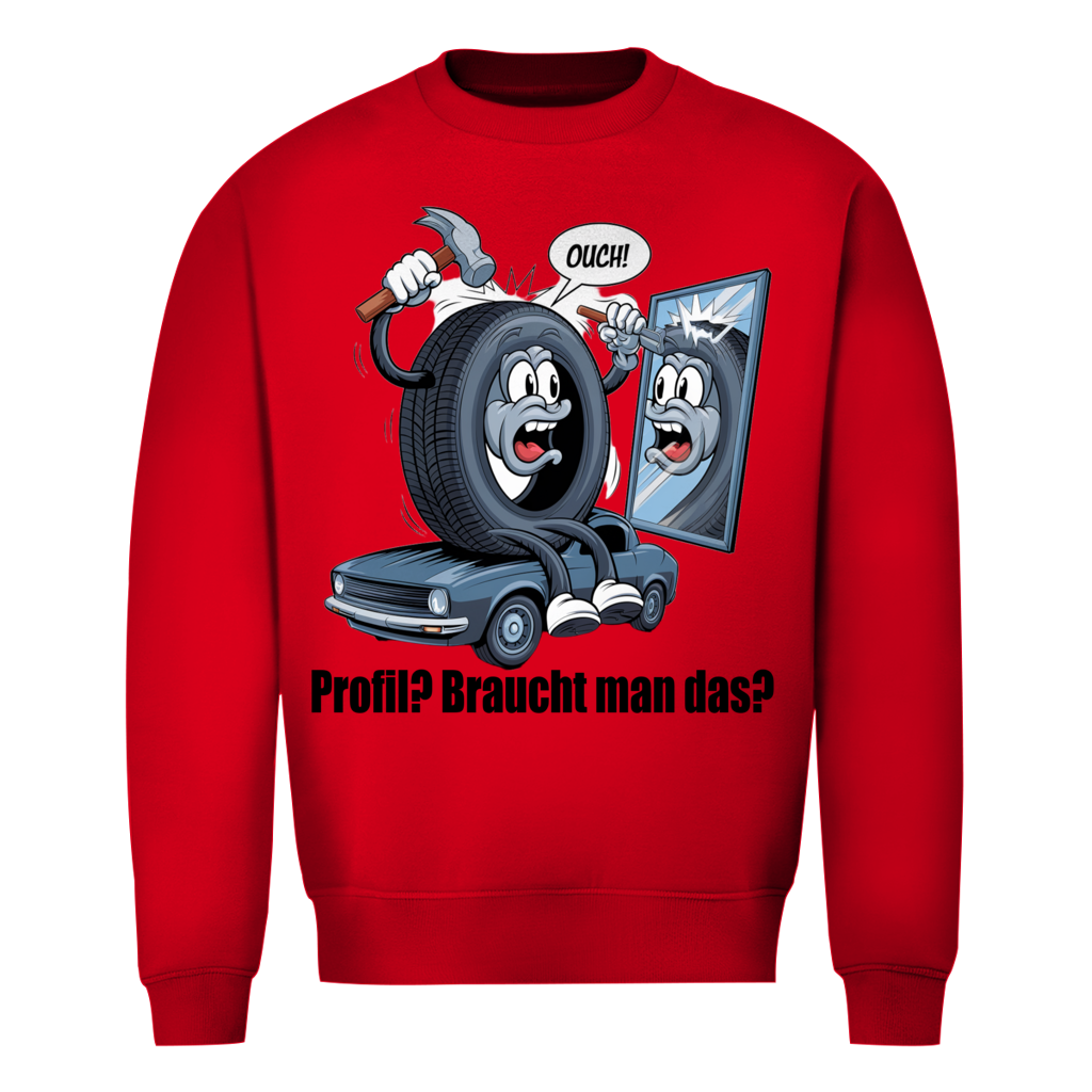 Herren Pullover Ouch! – Profilarbeit mit Folgen