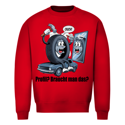 Herren Pullover Ouch! – Profilarbeit mit Folgen