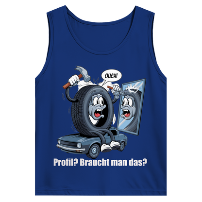 Herren Trägershirt -Ouch! – Wenn’s beim Profil nachbessern schmerzhaft wird