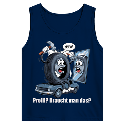 Herren Trägershirt -Ouch! – Wenn’s beim Profil nachbessern schmerzhaft wird