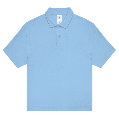 Unisex Poloshirt „Mini blockiert – Trucker explodiert“