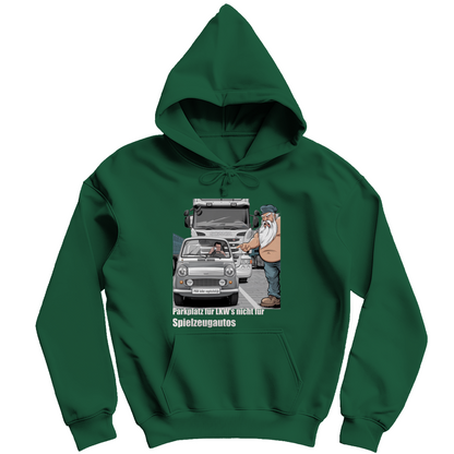 Herren Kapuzenpullover „Mach Platz, Mini!