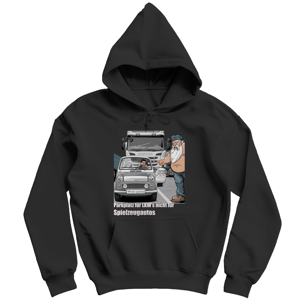 Herren Kapuzenpullover „Mach Platz, Mini!