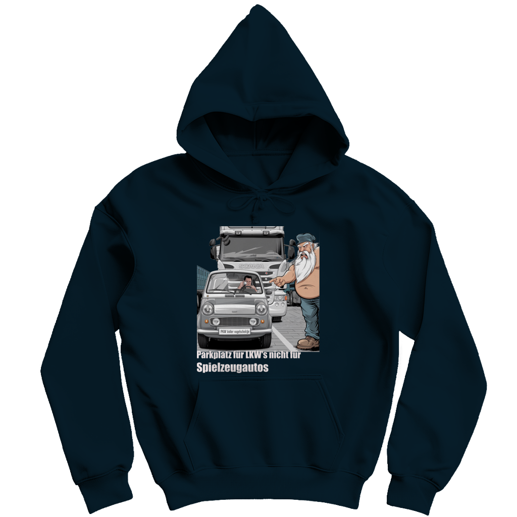 Herren Kapuzenpullover „Mach Platz, Mini!