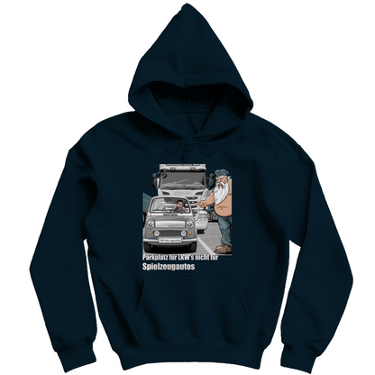 Herren Kapuzenpullover „Mach Platz, Mini!