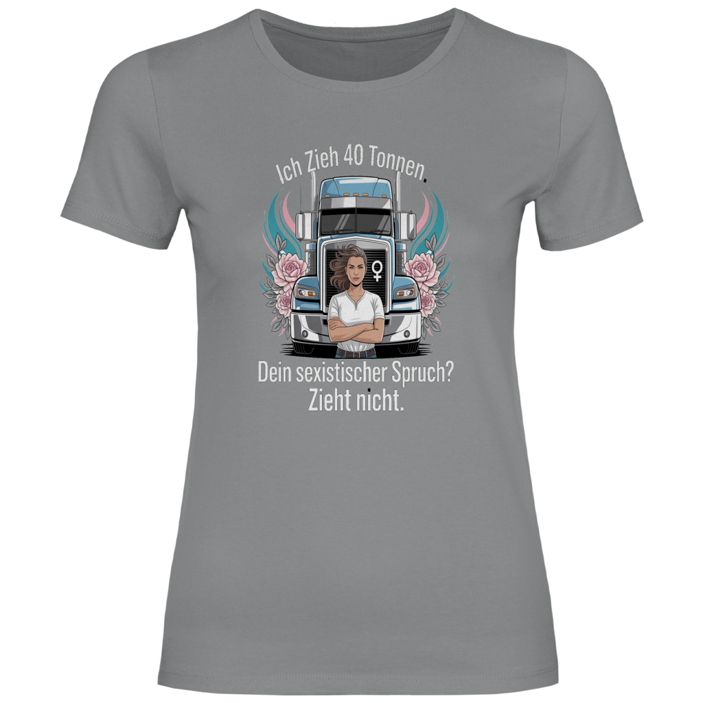 Damen Trucker T-Shirt – Bequemer Style für unterwegs