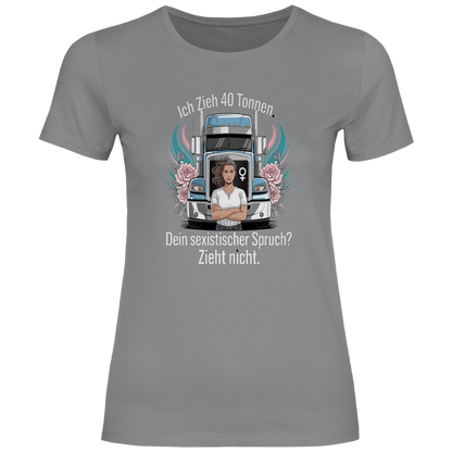 Damen Trucker T-Shirt – Bequemer Style für unterwegs