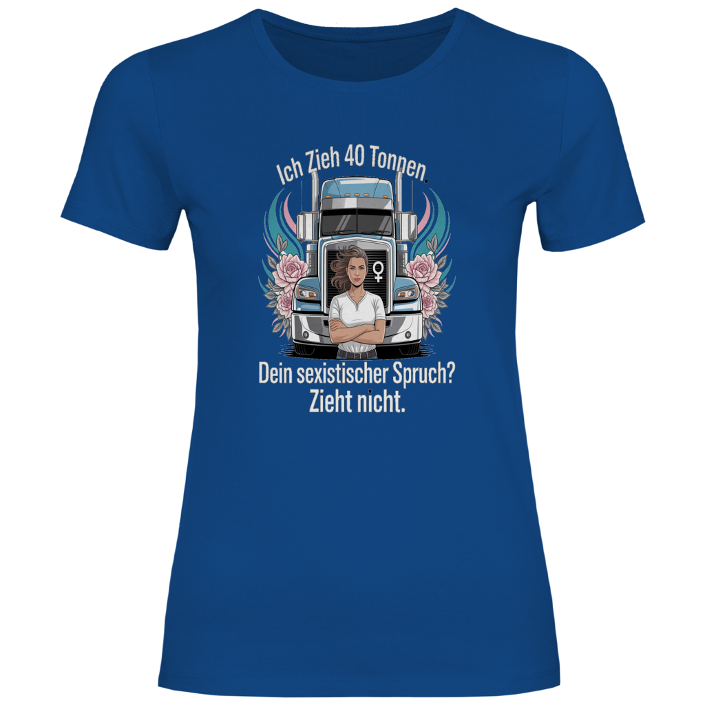 Damen Trucker T-Shirt – Bequemer Style für unterwegs