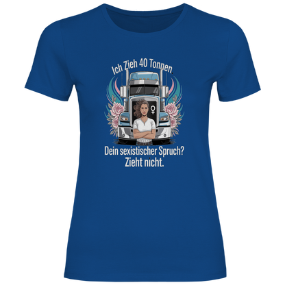 Damen Trucker T-Shirt – Bequemer Style für unterwegs