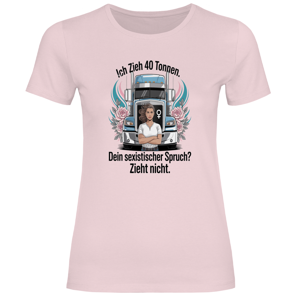 Damen Trucker T-Shirt – Bequemer Style für unterwegs
