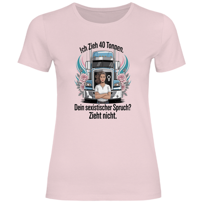 Damen Trucker T-Shirt – Bequemer Style für unterwegs