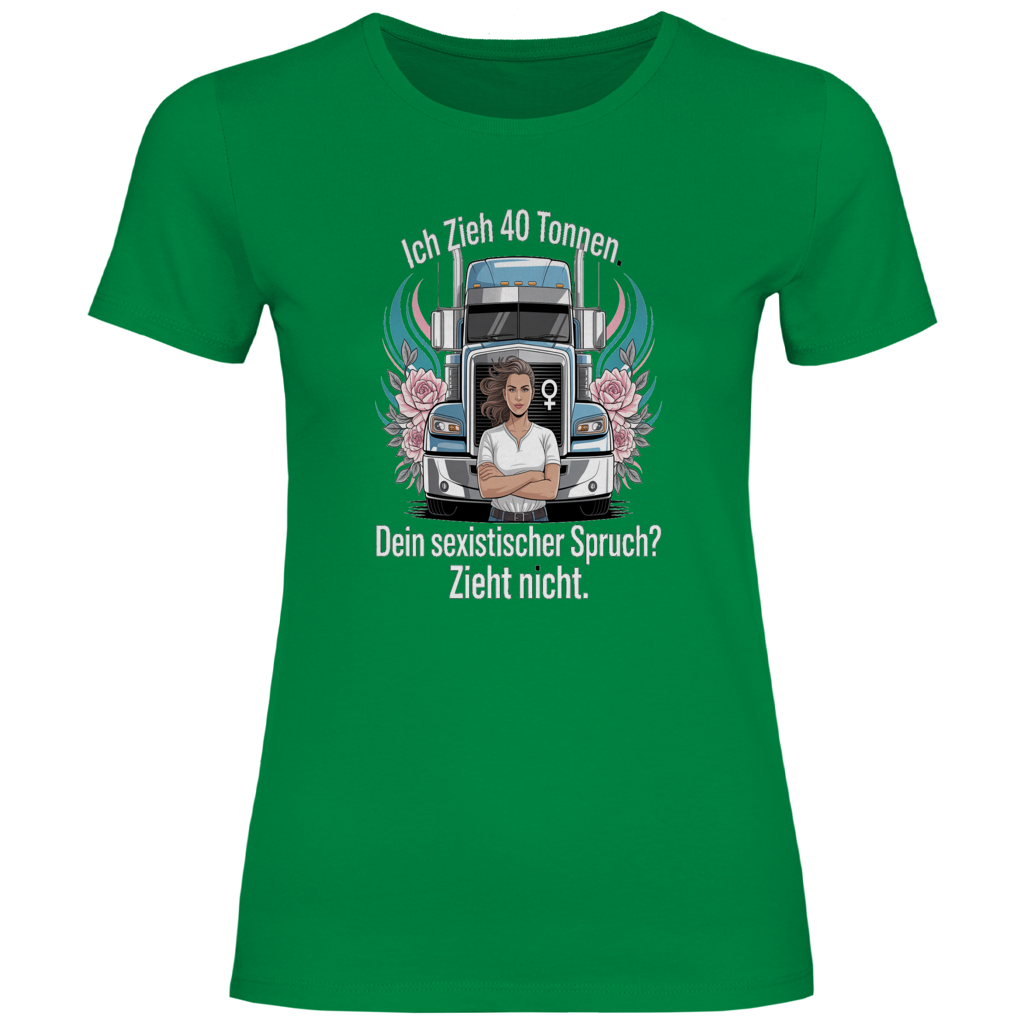 Damen Trucker T-Shirt – Bequemer Style für unterwegs